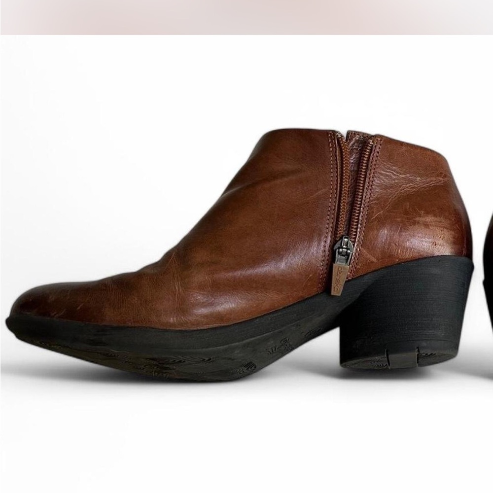 Dansko Brown Leather Ankle Boots - Picture 5 of 6